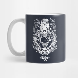 Western Ganesh - White Line Mug